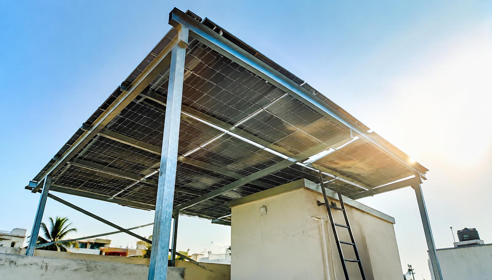 Elevated solar structure